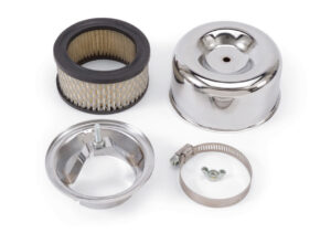 EDELBROCK Chrome Round A/C – 94 2bbl. Carb 1202