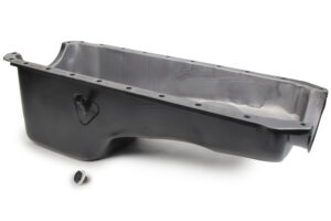 RACING POWER CO-PACKAGED 65-90 BBC Steel Stock Oil Pan Black R9294P