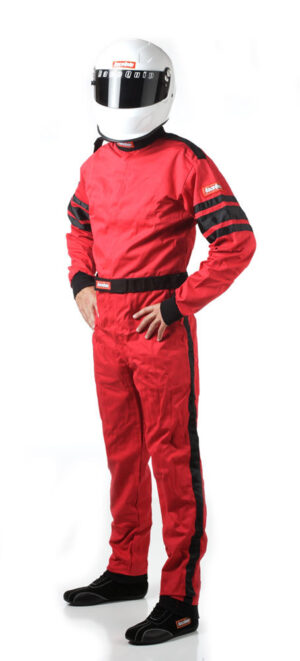 RACEQUIP Red Suit Single Layer Large 110015RQP