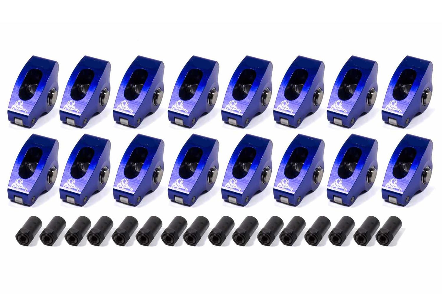 SCORPION PERFORMANCE SBC Roller Rocker Arms 1.6 Ratio 3/8 Stud 1002