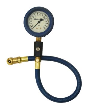 INTERCOMP Deluxe Air Gauge 2.5in 0-30 Liquid Filled 360066