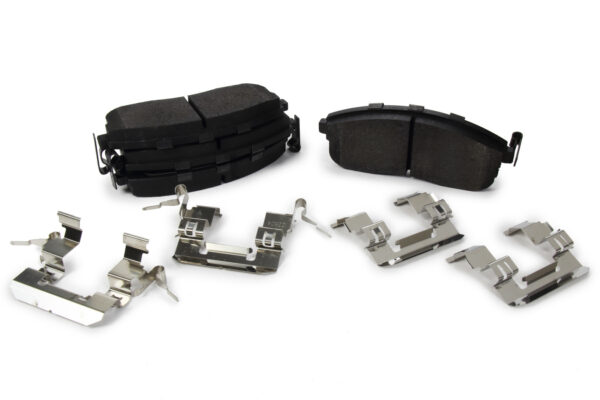 CENTRIC BRAKE PARTS Posi-Quiet Semi-Metallic Brake Pads with Hardwar 104.08151