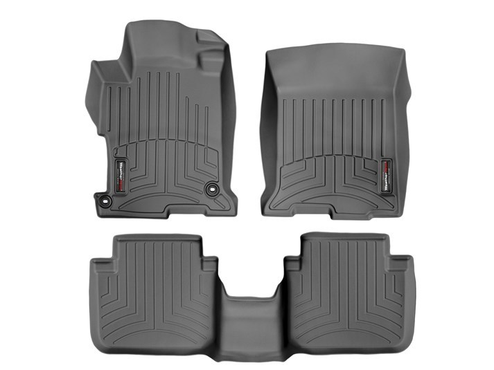 WEATHERTECH 13-16 Honda Accord Front & Rear Floor Liners Blk 44481-1-2