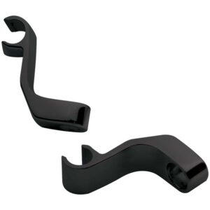 BILLET SPECIALTIES 1 Wire Separator Valve Cover Mount Black Pair 69781