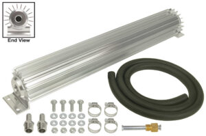 DERALE Heat Sink Trans Cooler 18in Long 3/8in NPT Inle 13255
