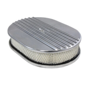 SPECIALTY PRODUCTS COMPANY Air Cleaner Kit  12in X 2in Oval Half Finned Top 6490