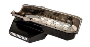 MOROSO SBC CT Wet Sump Oil Pan 7-Qt 2-Piece Rear Main 21328