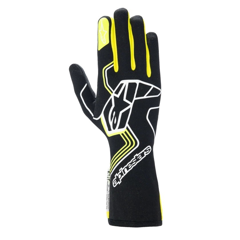 ALPINESTARS USA Glove Tech-1 Race V4 Blk / Fluo Yellow Small 3552024-155-S