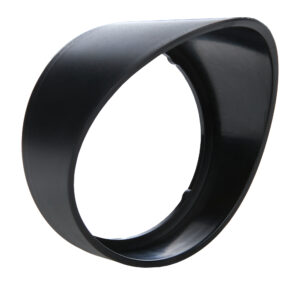 QUICKCAR RACING PRODUCTS Gauge Visor Black 2-5/8in Gauges 61-258