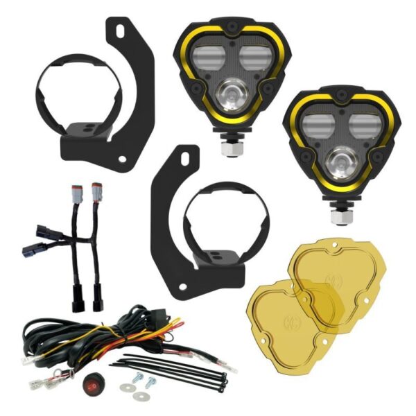 KC HILITES Flex Era 3 Dual Mode SAE Fog Light Kit Pair 97149
