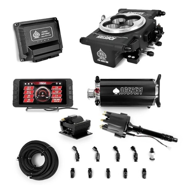 ACES FUEL INJECTION Killshot EFI Master Kit Black Command Center AY0001