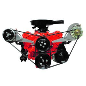 VINTAGE AIR SBC Low Pro A/C Bracket Kit Drivers Side 15410-VCB