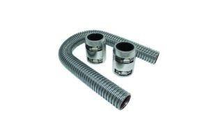 SPECIALTY PRODUCTS COMPANY Radiator Hose Kit 24in w/Polished Aluminum Cap 7352
