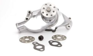 RACING POWER CO-PACKAGED 55-68 SBC Alum Short Water Pump 5/8 Shaft R6916