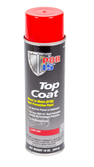 POR-15 Top Coat Safety Red 16oz Aerosol 46118