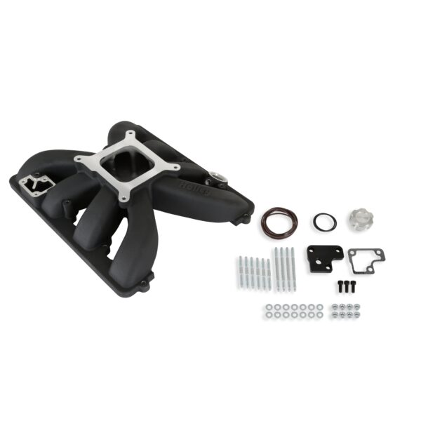 HOLLEY Gen-3 Hemi Carb Intake Manifold Kit Black 300-931BK