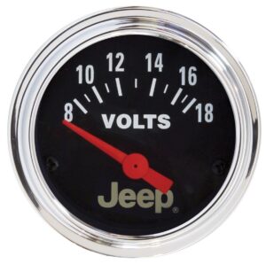 AUTOMETER 2-1/16 Voltmeter Gauge – Jeep Series 880242