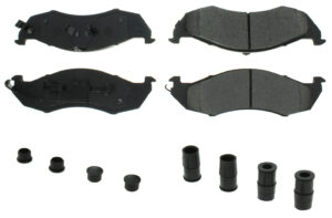 CENTRIC BRAKE PARTS Posi-Quiet Ceramic Brake Pads with Shims and Har 105.0576