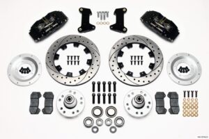 WILWOOD Front Disc Brake Kit 74- 78 12.19in Drilled Rotor 140-10742-D