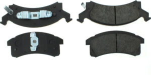 CENTRIC BRAKE PARTS Premium Semi-Metallic Br ake Pads with Shims and 300.0506
