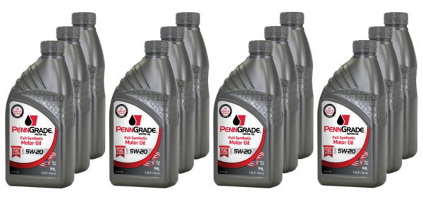 PENNGRADE MOTOR OIL PennGrade Full Synthetic 5w20 Case 12 x 1 Quart 62826