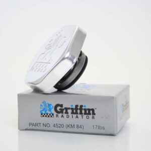 GRIFFIN Silver Radiator Cap 17lb Griffin Logo KM-84