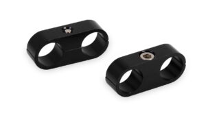 EARLS 9/16 Hose Separator 2pk Billet Aluminum – Black 167509ERL