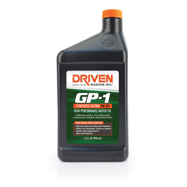 DRIVEN RACING OIL GP-1 Semi-Synthetic 5w20 1 Quart 19206