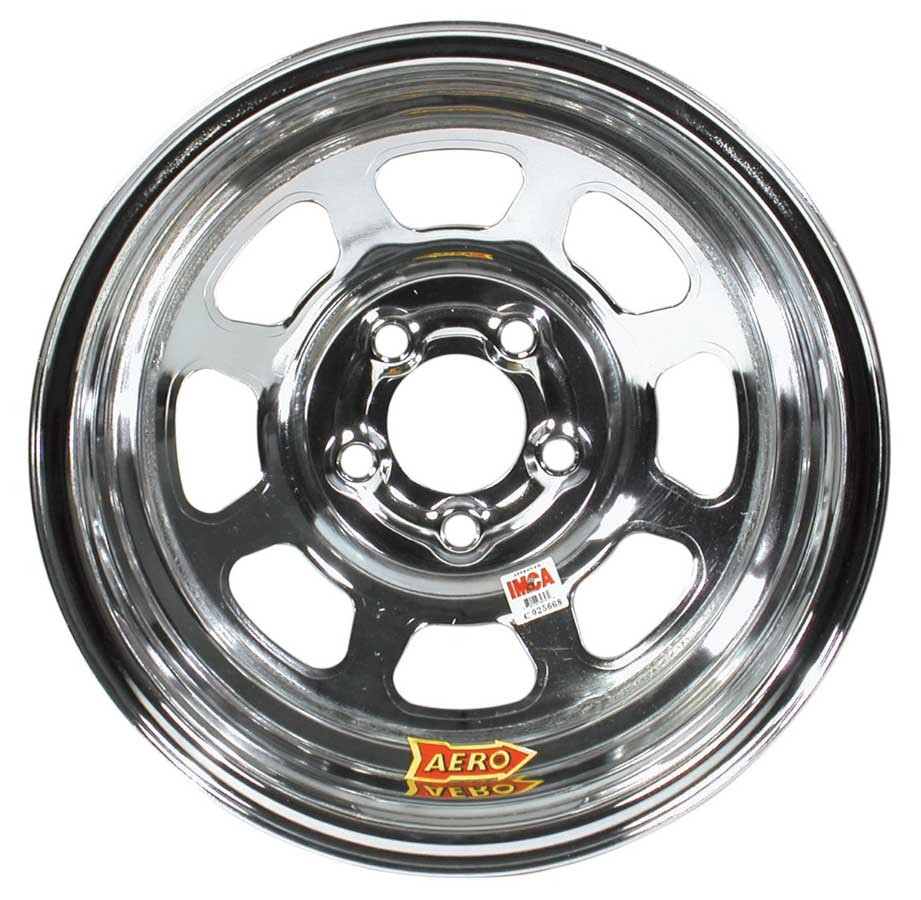 AERO RACE WHEELS 15X8 3in 4.75 Chrome 52-284730