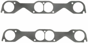 FEL-PRO SB Chevy Exhaust Gaskets Round Port 1408