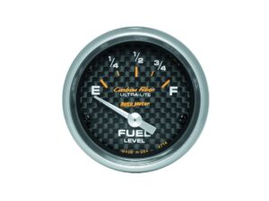 AUTOMETER C/F 2-1/16in Fuel Level Gauge 0-90 OHM 4714