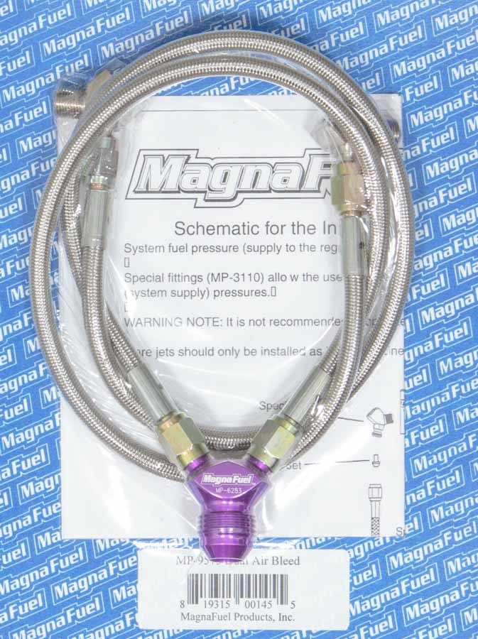 MAGNAFUEL/MAGNAFLOW FUEL SYSTEMS Dual Air Bleed Kit MP-9575