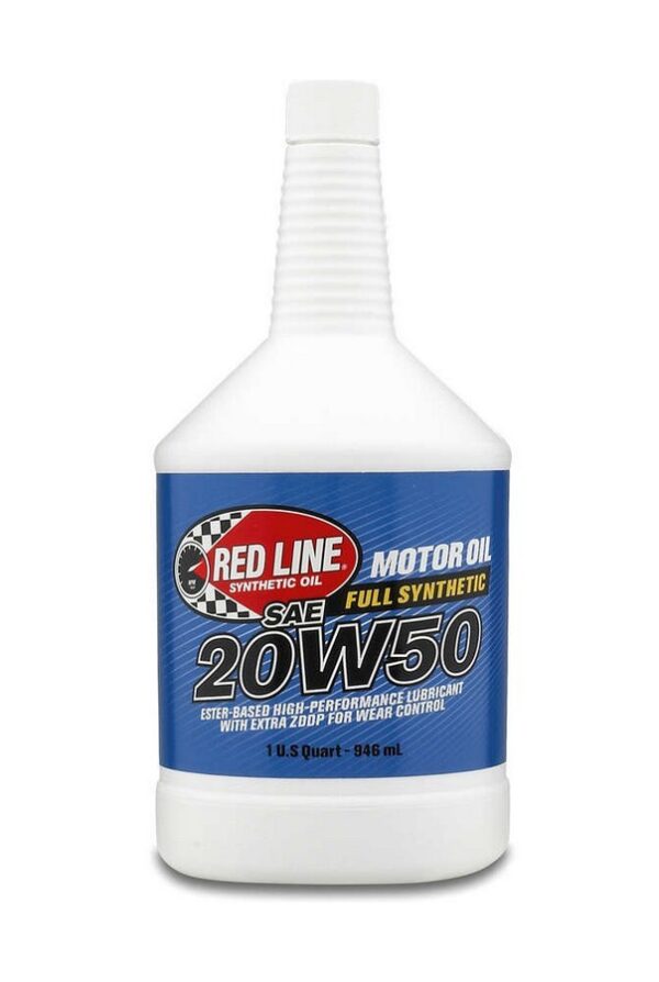 REDLINE OIL 20W50 Motor Oil 1 Qt. RED12504