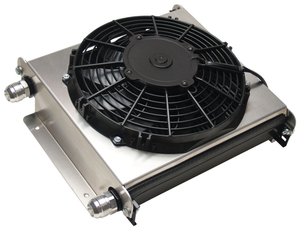 DERALE Remote Oil Cooler -12AN w/ Fan 15876