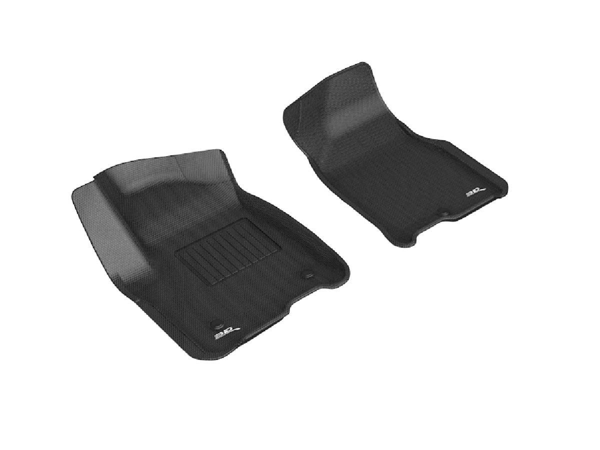 3D MAXPIDER Chevy Tahoe 21-  Kagu Fl oor Liners 1st Row Black L1GM02911509
