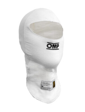 OMP RACING, INC. Tecnica EVO Balaclava FIA8856  White Size SM IE0-0794-A01-020-S