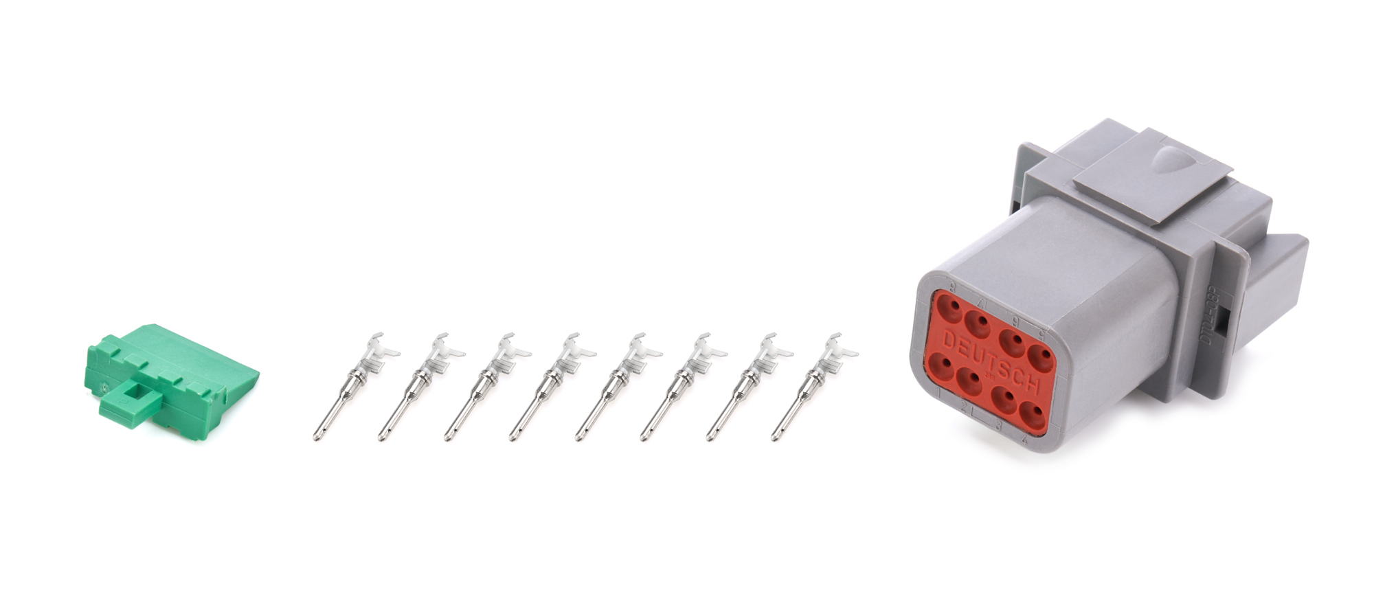 QUICKCAR RACING PRODUCTS Plug Deutsch 8 Pin Receptacle 71-381