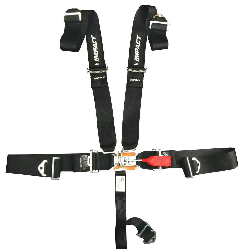 IMPACT RACING Harness 5pt 3in L&L PD Ind Shld Blt-In SFI16.1 53119111