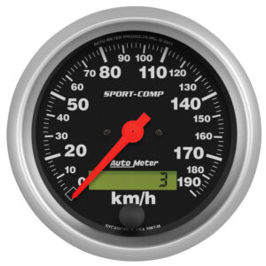 AUTOMETER 3-3/8 S/C 190KPH Speedo – Electric 3987-M