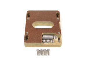 CANTON Carb Adapter 4bbl to 2bb Holley 1in Phenolic 85-060S