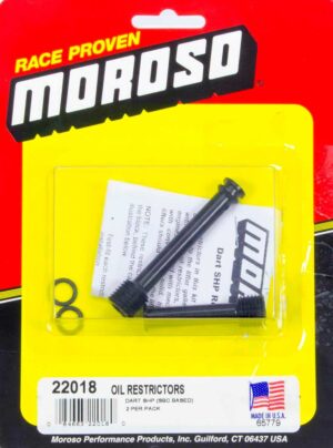 MOROSO Oil Restrictors – SBC Dart SHP Block 22018