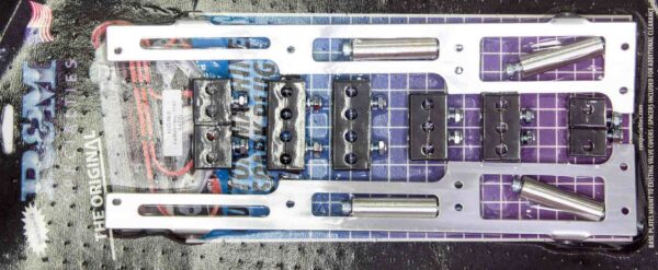 R AND M SPECIALTIES Spark Plug Wire Loom BBC Satin Vertical Style 1102-90-S