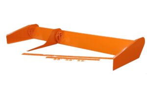 DOMINATOR RACE PRODUCTS Spoiler 8in Tall x 72in Orange 2pc 915-OR