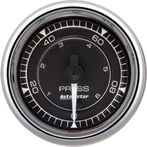 AUTOMETER 2/16 Chrono Chrome Gauge Pressure 100PSI 9753