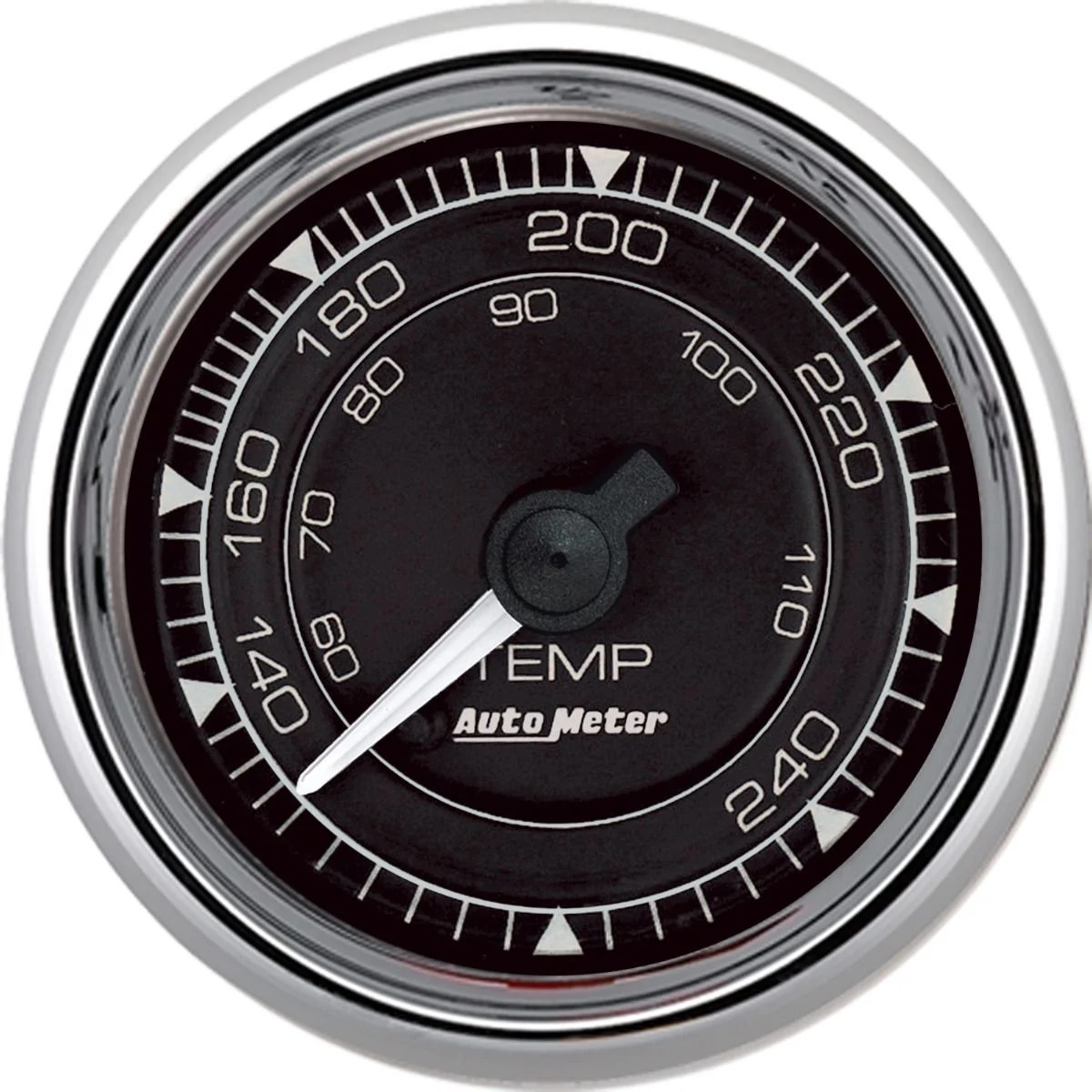 AUTOMETER 2/16 Chrono Chrome Gauge Temp 120-240 Degree 9732