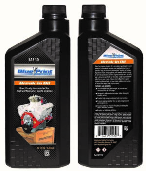 BLUEPRINT ENGINES Crate Eng Break In Oil SAE30 Quart BPP710