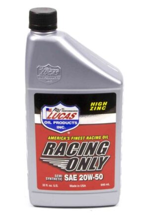 LUCAS OIL Semi Synthetic Race Oil 20w50 1 Qt LUC10306