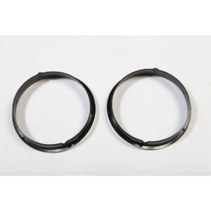 RUGGED RIDGE Black Headlight Bezels 97-06 Jeep Wrangler TJ 12419.23