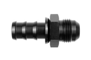 REDHORSE PERFORMANCE 6an Male to 3/8 Hose Barb  Straight  Black 940-06-06-2