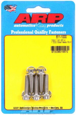 ARP S/S Bolt Kit – 12pt. (5) 1/4-20 x 1.000 611-1000